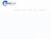 Tablet Screenshot of medicom.com.mx