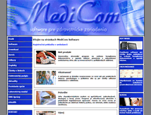 Tablet Screenshot of medicom.sk
