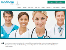 Tablet Screenshot of medicom.co.nz